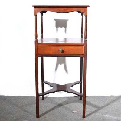 Lot 486 - George III mahogany washstand.