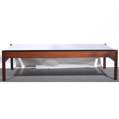 Lot 409 - A Mid-Century teak low profile coffee table.