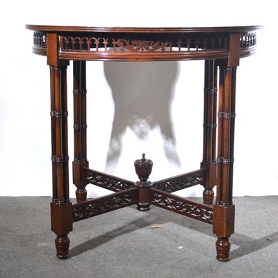 Lot 510 - Victorian mahogany occasional table.