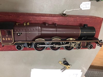 Lot 1 - Hornby O gauge model railways; 20-volt electric Princess Royal class 4-6-2 'Princess Elizabeth' locomotive