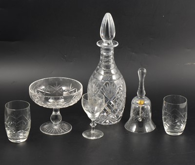 Lot 91 - Two boxes of table crystal