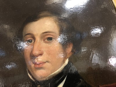 Lot 241 - English School, 19th Century, portrait of a man