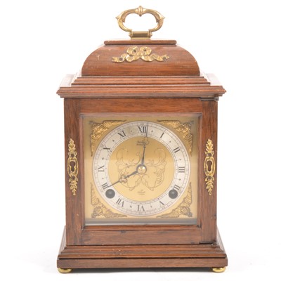 Lot 124 - An Elliott walnut mantel clock
