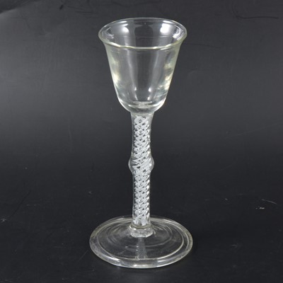 Lot 24 - An ale glass, 19th Century