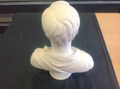 Lot 4 - Minton Parian bust, Albert Edward, Prince of Wales