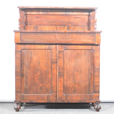 Lot 493 - Victorian rosewood chiffonier