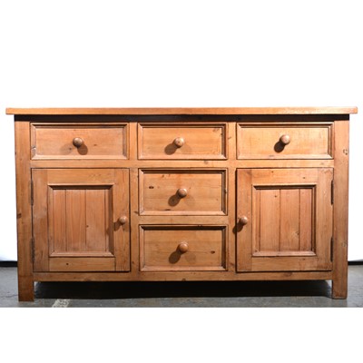 Lot 540 - Modern pine sideboard.