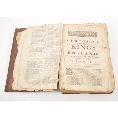 Lot 122 - A Chronicle of the Kings of England: From the time of the Romans Government Unto the Death of King Charles, 17th century