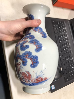 Lot 83 - Three Chinese porcelain vases