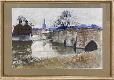 Lot 427 - John Cooke - Bakewell Bridge.