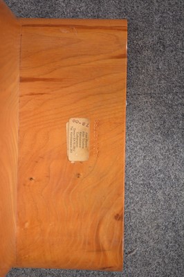 Lot 400 - Alan Peters, elm contemporary craft stool
