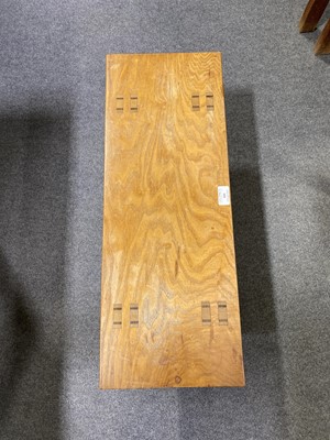 Lot 400 - Alan Peters, elm contemporary craft stool