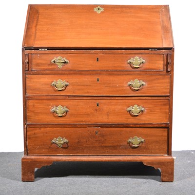 Lot 528 - Victorian mahogany bureau