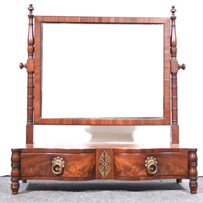 Lot 531 - Victorian mahogany dressing table mirror