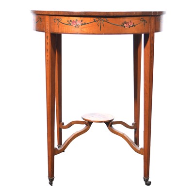 Lot 533 - Edwardian painted mahogany occasional table