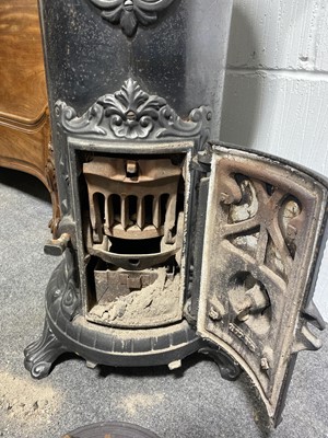 Lot 536 - Godin cast iron stove.