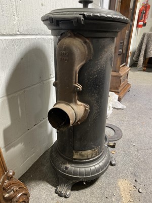 Lot 536 - Godin cast iron stove.