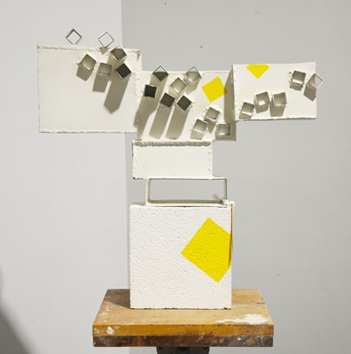 Lot 316 - Mary Milner Dickens, Squares, an abstract sculpture