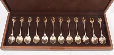 Lot 293 - Royal Society for the Protection of Birds silver spoon collection.