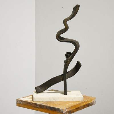 Lot 323 - Mary Milner Dickens, Soft Landing - a modern sculpture