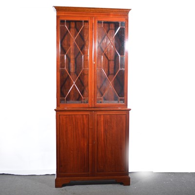 Lot 401 - Edwardian mahogany bookcase.