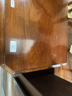 Lot 511 - Victorian mahogany credenza-bookcase.