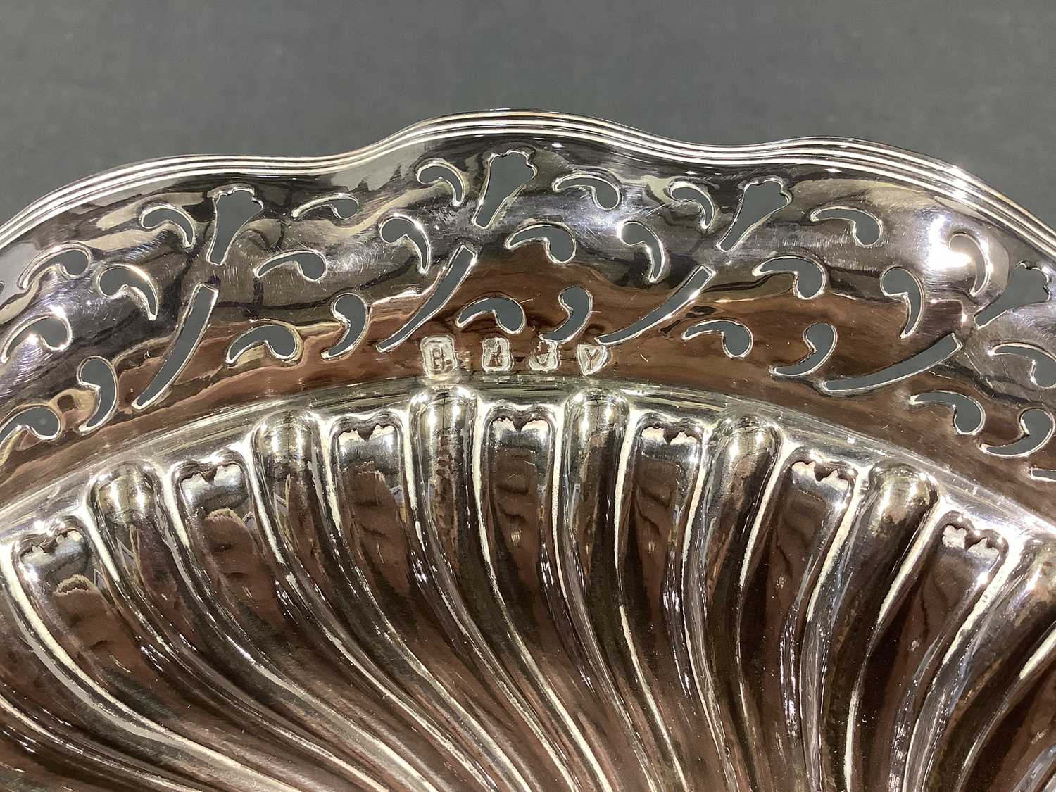 Lot 176 Victorian Irish silver comport by Edmond