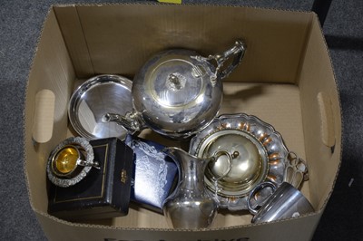 Lot 137 - Silver-plated wares