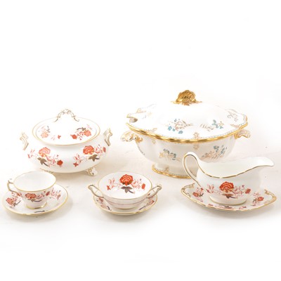 Lot 57 - Royal Crown Derby - Bali pattern part dinner and tea service.