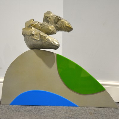 Lot 446 - Mary Milner Dickens - Photofinish, a modern sculpture