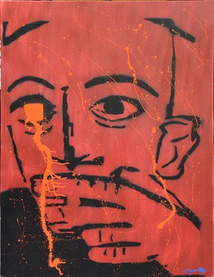 Lot 296 - Moussa Sanogo - Untitled, portrait