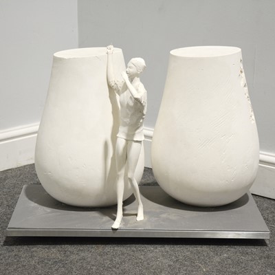 Lot 355 - Mary Milner Dickens - Untitled, a modern sculpture maquette