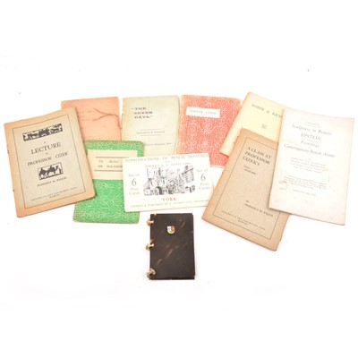 Lot 146 - Mildred Hammond, illustrated books, ephemera and tortoiseshell hinged boards.