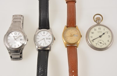 Lot 393 - A collection of modern wristwatches, Tissot, Seiko