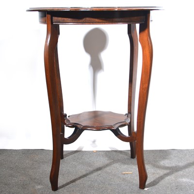 Lot 505 - Walnut occasional table.