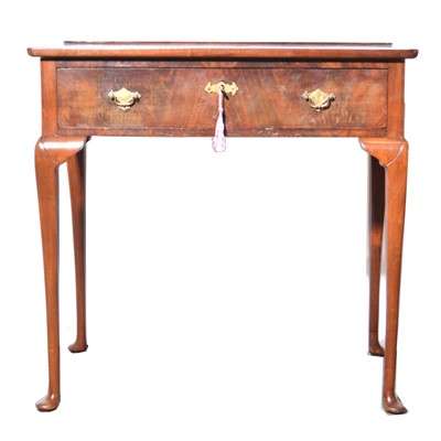 Lot 470 - George III mahogany side table