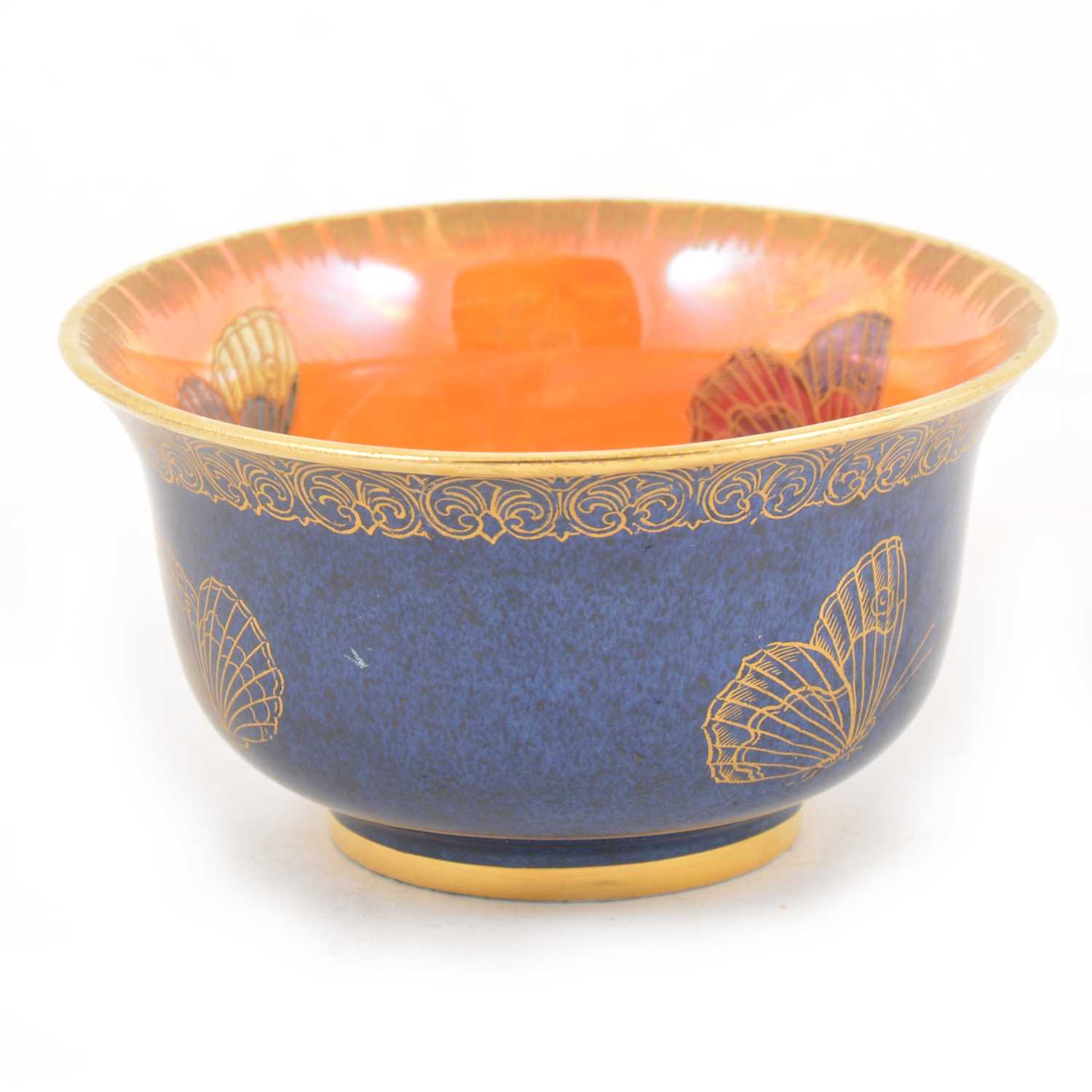 Lot 16 - A Carlton Ware lustre butterfly bowl