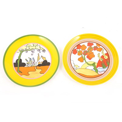 Lot 14 - Wedgwood - Two limited edition Clarice Cliff commemorative plates