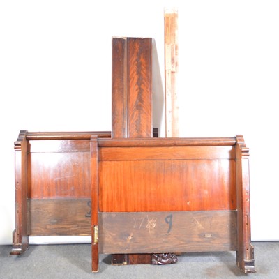 Lot 603 - French mahogany single bed