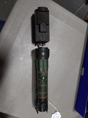 Lot 194 - A Hornby Dublo 4-6-2 BR Locomotive "Barnstaple" and tender, boxed.