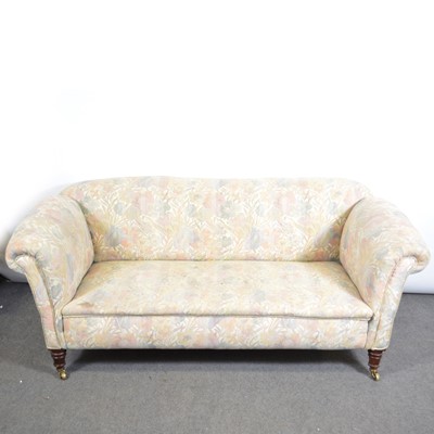 Lot 541 - Victorian settee, double drop-end