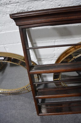 Lot 594 - Georgian oak delft rack