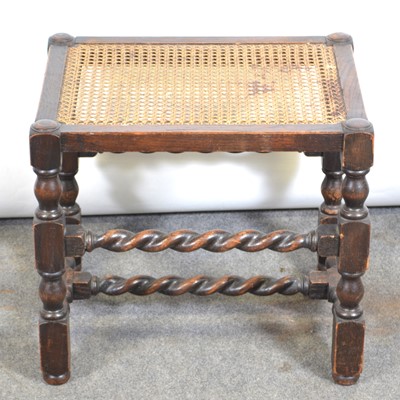 Lot 582 - Oak stool