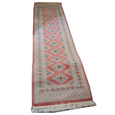 Lot 540 - Belgian cotton runner and three rugs