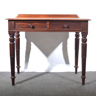 Lot 493 - Victorian mahogany side table