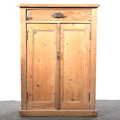 Lot 412 - Stripped pine cupboard.