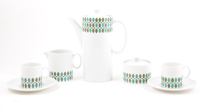 Lot 172 - A 1960s Thomas Rosenthal china coffee set.