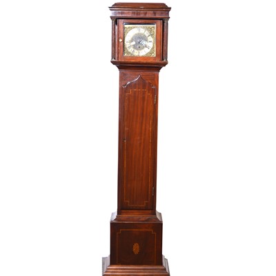 Lot 250 - A mahogany cased Grandmother clock