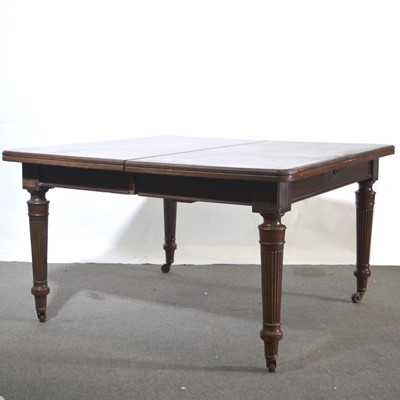 Lot 449 - Victorian mahogany windout dining table by Edwards & Roberts