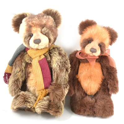 Lot 56 - Charlie Bears; two including Ade and Ashton, both with tags.